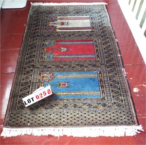 area rug 56 x 31” (as found)