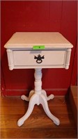 VINTAGE PAINTED TABLE  16 x 16 x 29