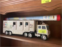 toy truck and map