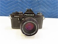 PENTAX "MX" Vintage Black Camera w/ Lens