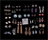 Vintage Earring Collection (32 pr)