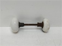 antique door knob set