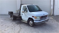 2002 Ford E-Series Flatbed Van