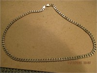 925 Solid Cuban Line Necklace Missing Clasp -