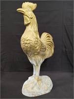 Oversize cast aluminum rooster