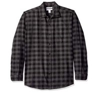 Essentials Men's Regular-Fit Long-Sleeve Flannel