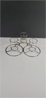 3 Piece Lot of Wire Pizza Pan Stands/Holders