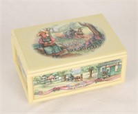 A. OF GREEN GABLES MUSIC BOX WITH DANCING FIGURINE