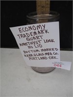 Economy quart jar