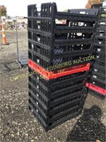 (12) STACKABLE STORAGE CONTAINERS