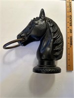 Vintage Cast Iron Horse Head Hitch Post