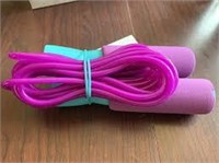 Mega Jump Rope /W Cushion Handles Purple/Teal A18