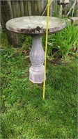 CONCRETE BIRDBATH