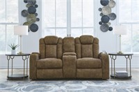 Ashley Wolfridge Power Reclining Love Seat