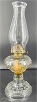 Vintage Clear Glass Oil Lamp