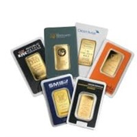 One Ounce: .999 Fine Gold Bullion Bar