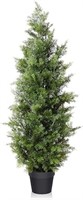 LOMANTO Outdoor Artificial Topiary Cedar Tree Fake