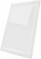 White Plastic Access Panel. Service Shaft Door Pan