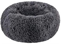 BODISEINT Modern Soft Plush Round Pet Bed for Cats