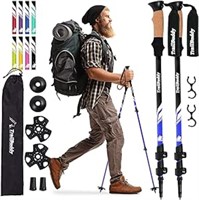 TrailBuddy Collapsible Hiking Poles - Ultralight A