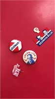 1964 Barry Goldwater and Miller political pin