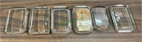 Photo paperweights - lots of six vintage photo
