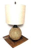 Ceramic Table Lamp on Mat