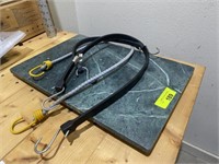 Granite Cutting Board & 3 Bungee Cords