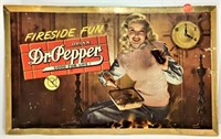 Old Dr. Pepper Lithograph Sign