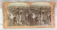 Keystone View Card, Camping On The Veldt