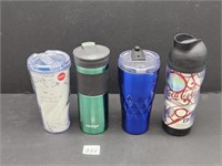 4 Insulated Travel Cups