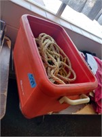 Cooler Full of Misc Rope (ALL TO GO!)