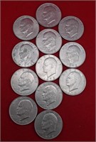 12 - 1972 Ike Dollars