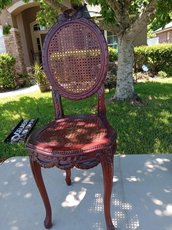 Antique carved chair.