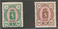 FINLAND #44-45 MINT VF LH