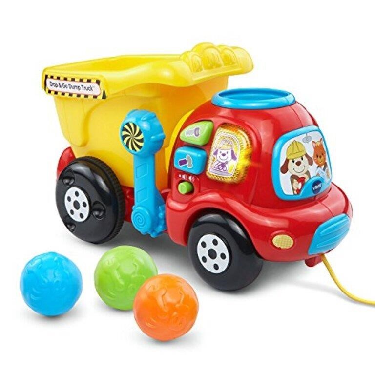 VTech Drop and Go Dump Truck, Yellow(English