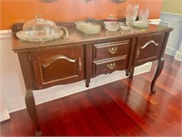 buffet table wooden side bar handmade