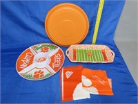 Lot of Clemson Serving Dishes