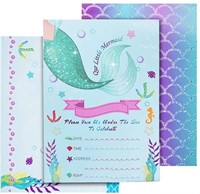 Under the Sea Mermaid Style Invitations, Envelopes