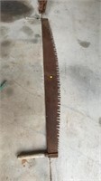 Vintage two hand saw