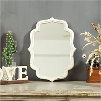 Sintosin Vintage Scalloped Wall Mirror Decorative