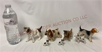 Vintage Porcelain Puppy Dog Figurines - 7
