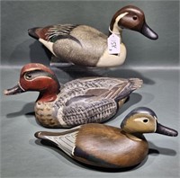 2 PAT TALBOTT DECOYS & TEAL DECOY