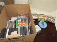 Large Lot of CD's, DVD's