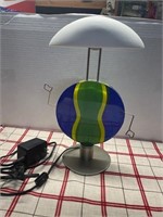 MURANO SWIRL GLASS ROBOT DESK LAMP