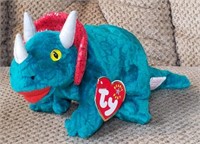 Hornsly the (Triceratops) Dinosaur  TY Beanie Baby