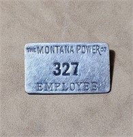 The Montana Power Company Employee Badge