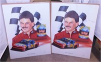 4 artist proofs: 2 Jeff Gordon numbered & signed