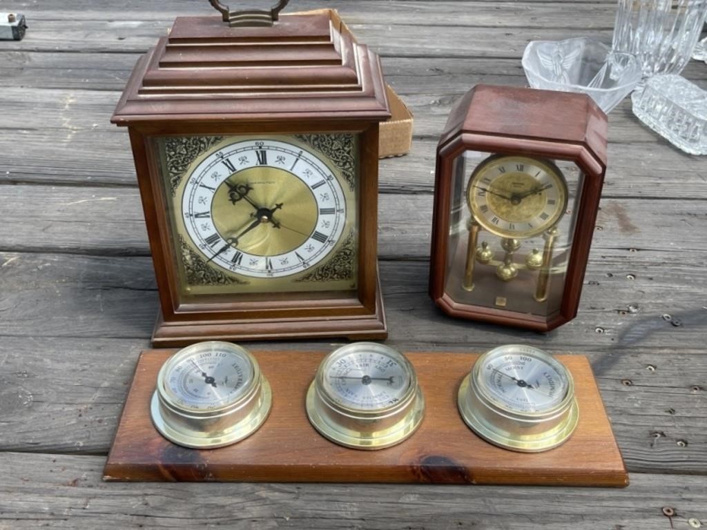 2 - Mantle Clocks and Barometer