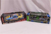 2005 signed Jeff Green #43 Nascar diecast car in